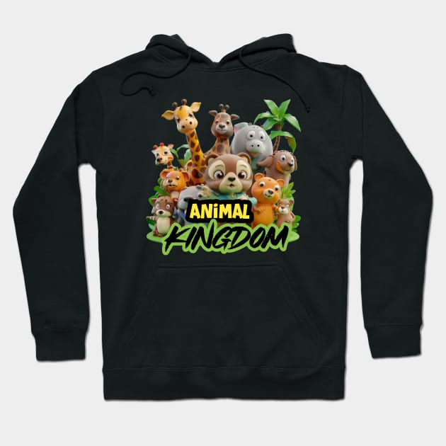 Wild Wonders: Exploring the Animal Kingdom" Hoodie by Farhan S